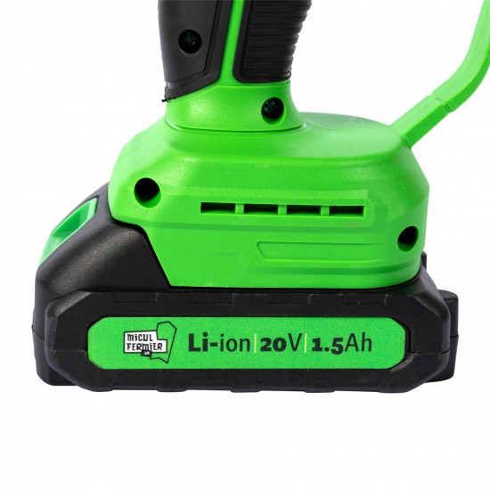 Mini drujba Micul Fermier, 20V, cu doua lame 6'' si 8'', doua